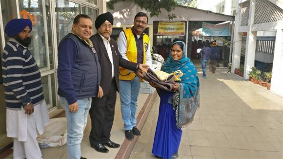 Blanket distribution & food grain distribution