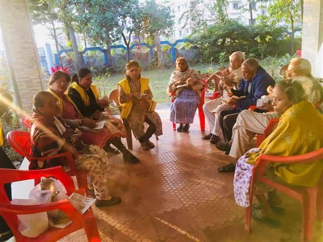 OLDAGE HOME VISIT