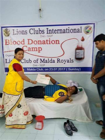 Lions Club OF Malda Royals Blood Donation Camp & pro Kabaddi Tournament