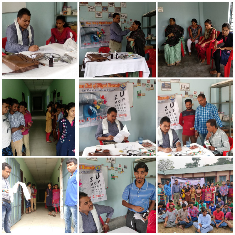 World Aids Day celebration with Health check up camp at Matri Chaya blind home