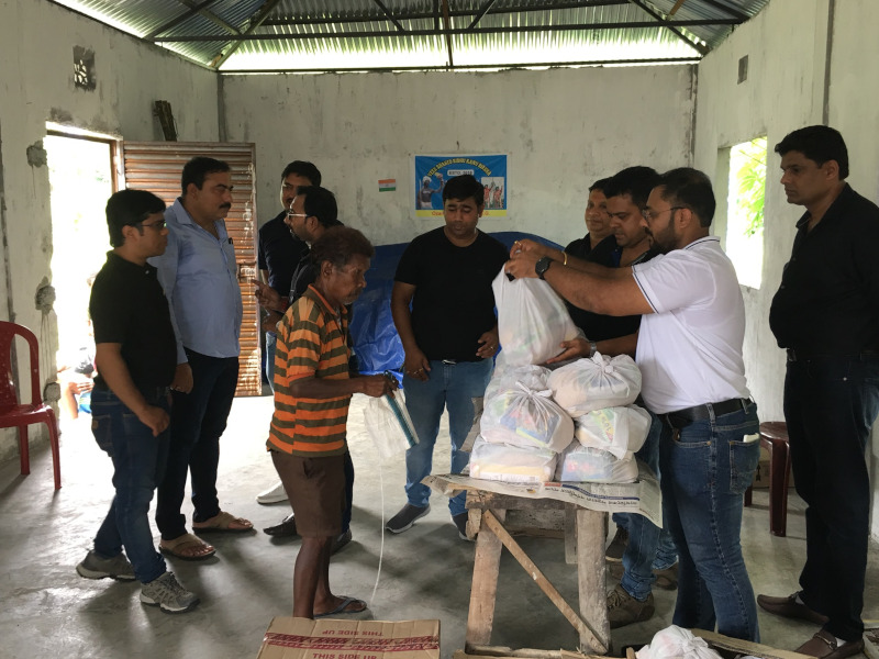 Food & Umbrella Distribution By Lions Club of Siliguri Givers